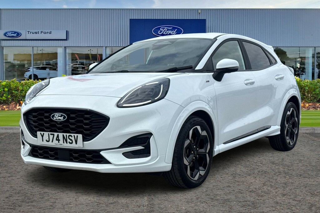 Ford Puma 1.0 Ecoboost Hybrid Mhev St-line X White #5