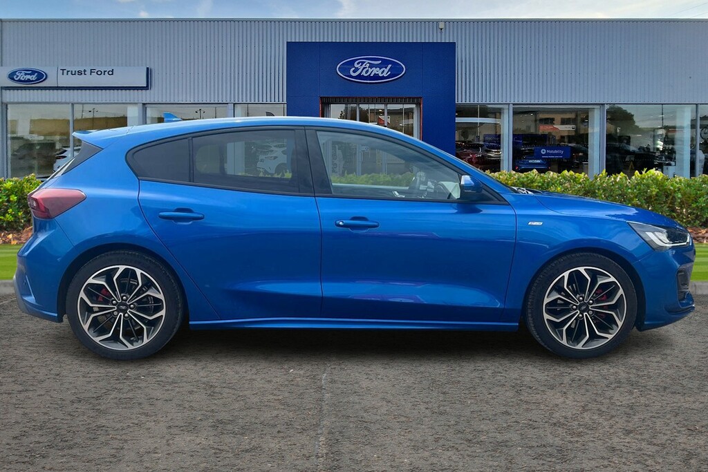 Ford Focus 1.0T Ecoboost Mhev St-line X Hatchback PY75GMZ Blue #3