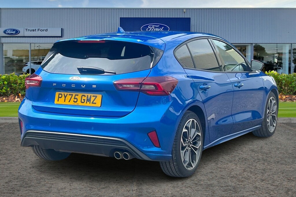 Ford Focus 1.0T Ecoboost Mhev St-line X Hatchback PY75GMZ Blue #4