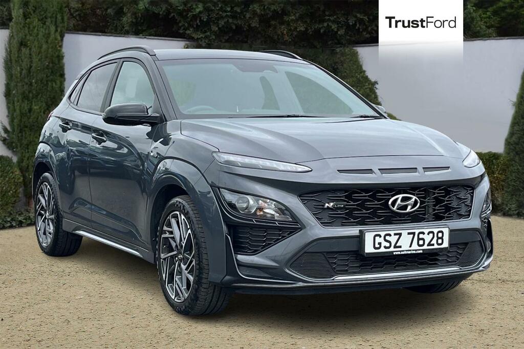 Hyundai Kona 1.0 T-gdi Mhev N Line Suv - Full History Rever Grey