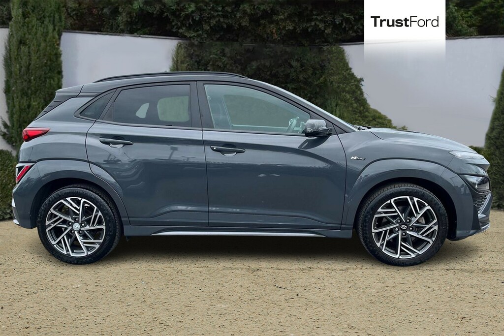 Hyundai Kona 1.0 T-gdi Mhev N Line Suv - Full History Rever Grey #3