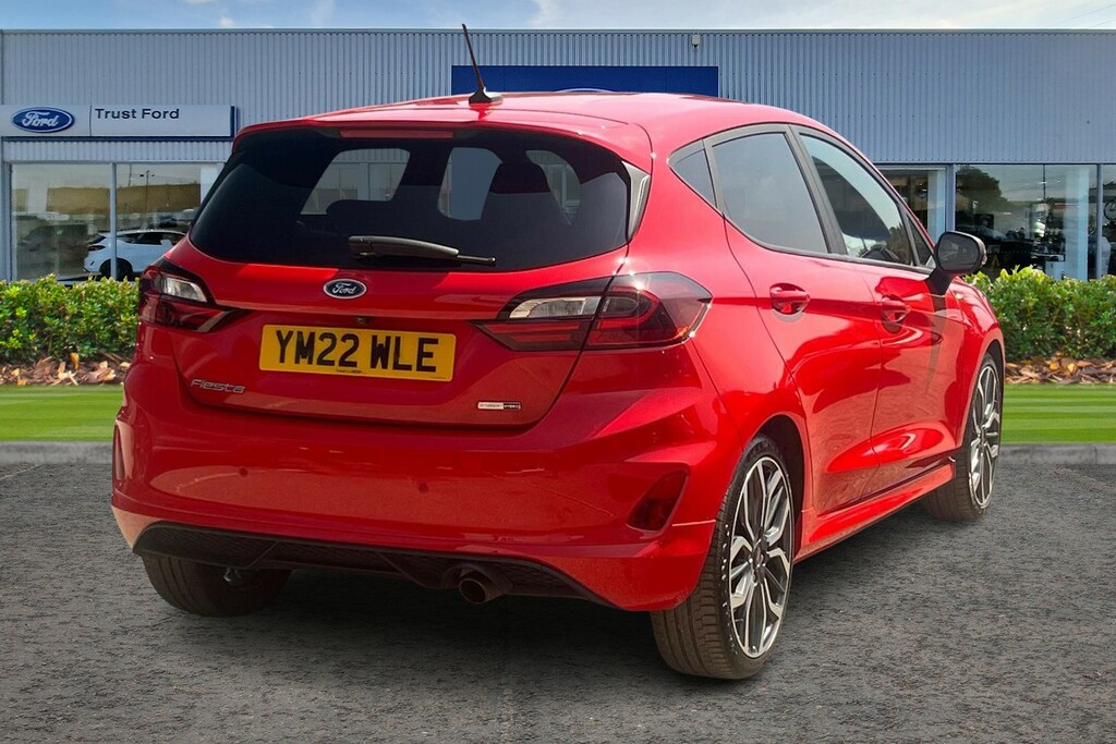 Ford Fiesta 1.0 Ecoboost Hybrid Mhev 125 St-line Vignale Red #4
