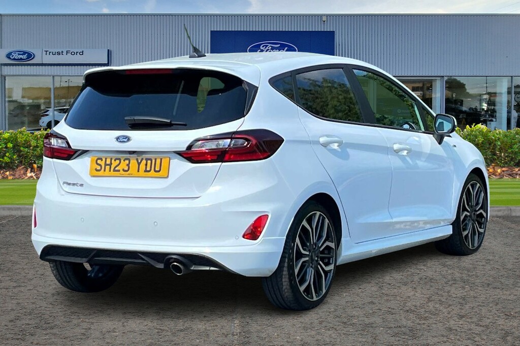 Ford Fiesta 1.0T Ecoboost St-line X Hatchback Manua SH23YDU White #4