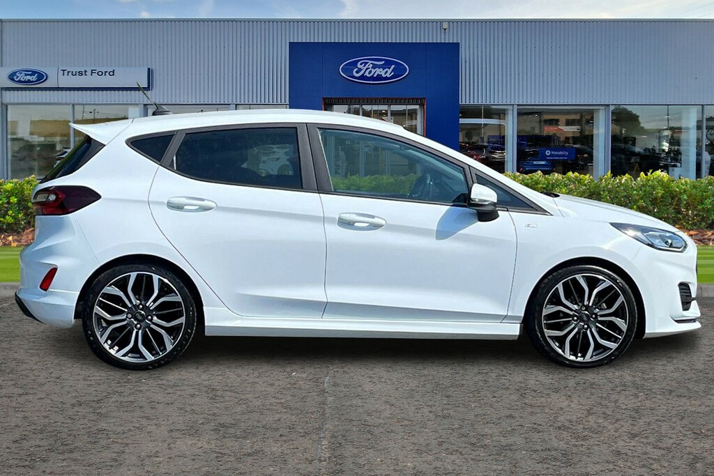 Ford Fiesta 1.0T Ecoboost St-line X Hatchback Manua SH23YDU White #3