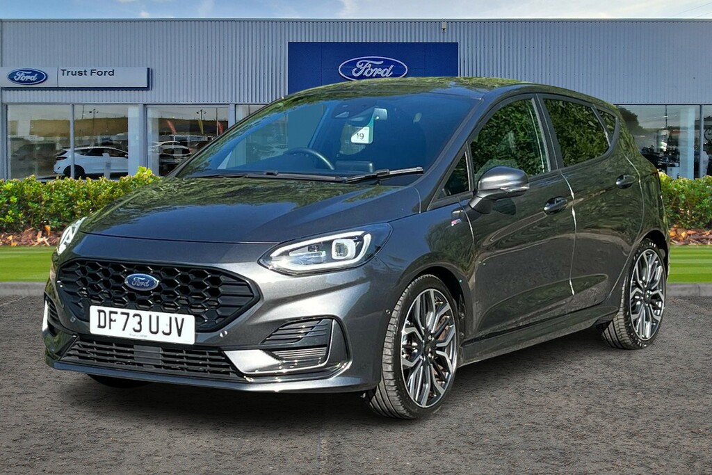 Ford Fiesta 1.0T Ecoboost Mhev St-line X Hatchback DF73UJV Grey #5