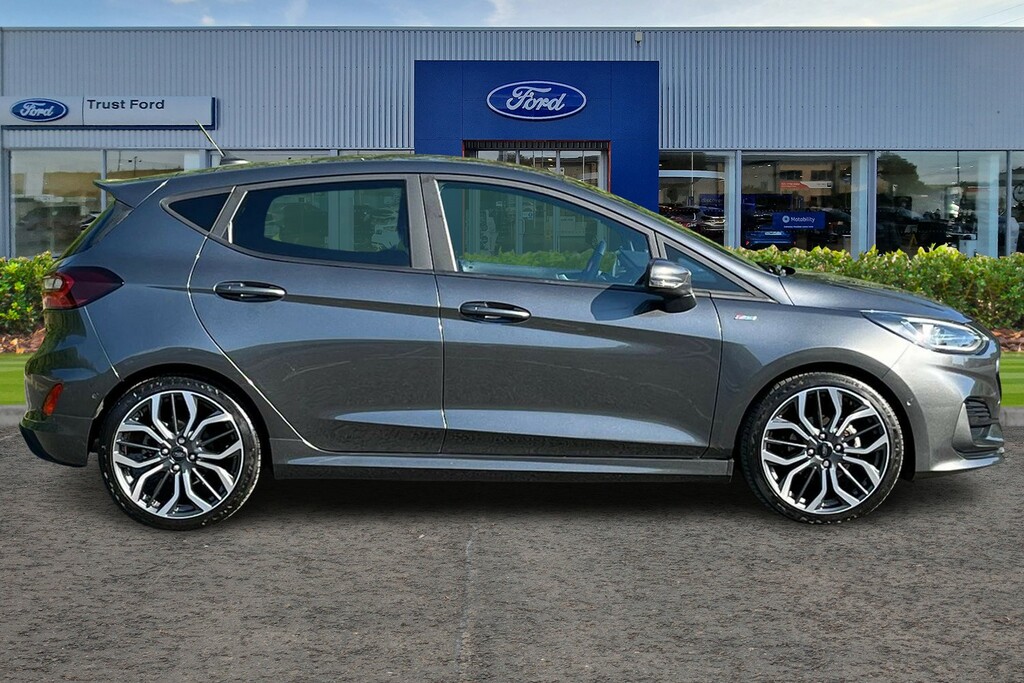 Ford Fiesta 1.0T Ecoboost Mhev St-line X Hatchback DF73UJV Grey #3