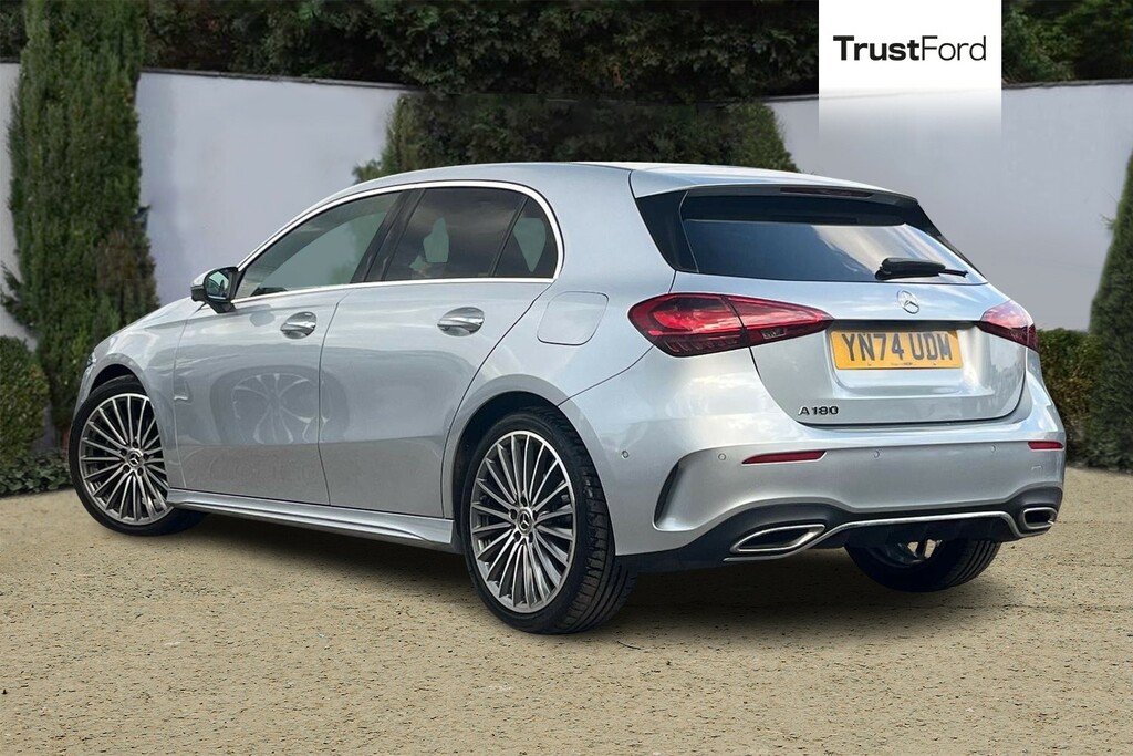Mercedes-Benz A Class A180 Amg Line Premium Plus Navigation Rea Silver #2