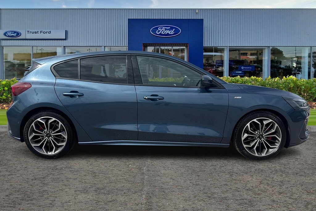 Ford Focus 1.0 Ecoboost Hybrid Mhev St-line X 5Dr- With Drive Blue #3