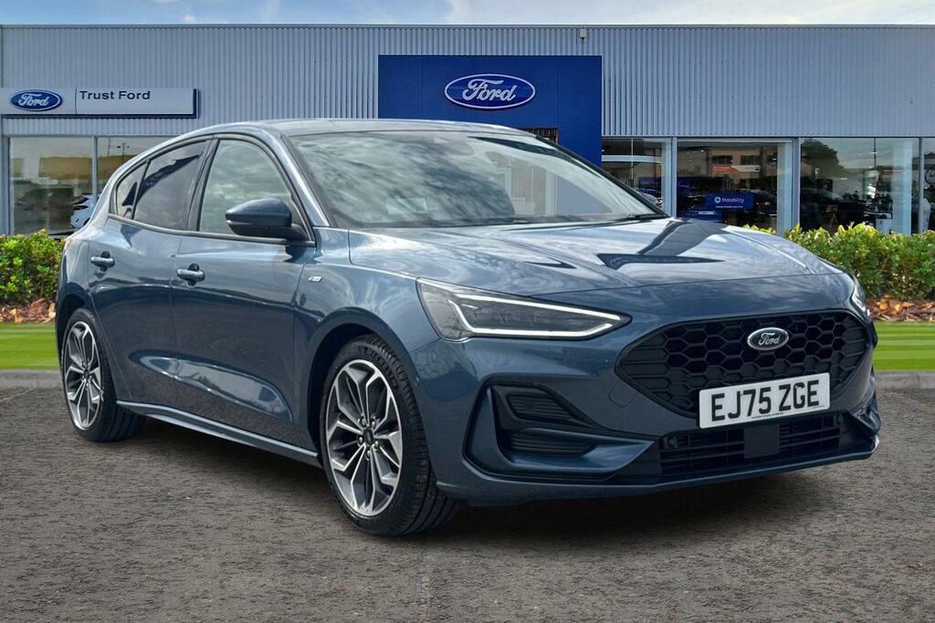 Ford Focus 1.0 Ecoboost Hybrid Mhev St-line X 5Dr- With Drive Blue