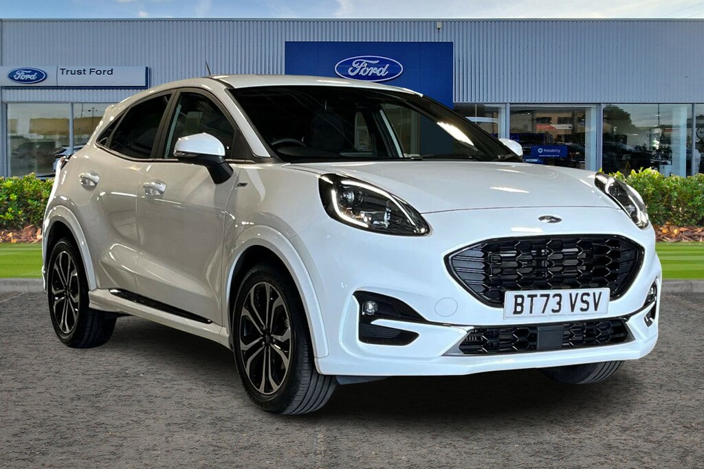 Ford Puma 1.0 Ecoboost Hybrid Mhev St-line White