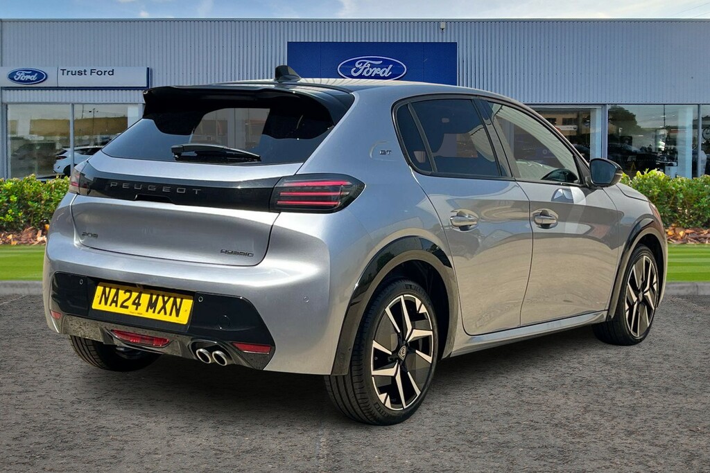 Peugeot 208 1.2 Gt Hatchback Hybrid E-dsc6 Euro 6 Grey #4