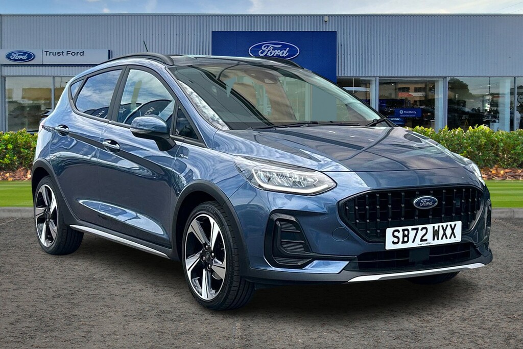 Ford Fiesta 1.0T Ecoboost Mhev Active Edition Hatchback Pe Blue