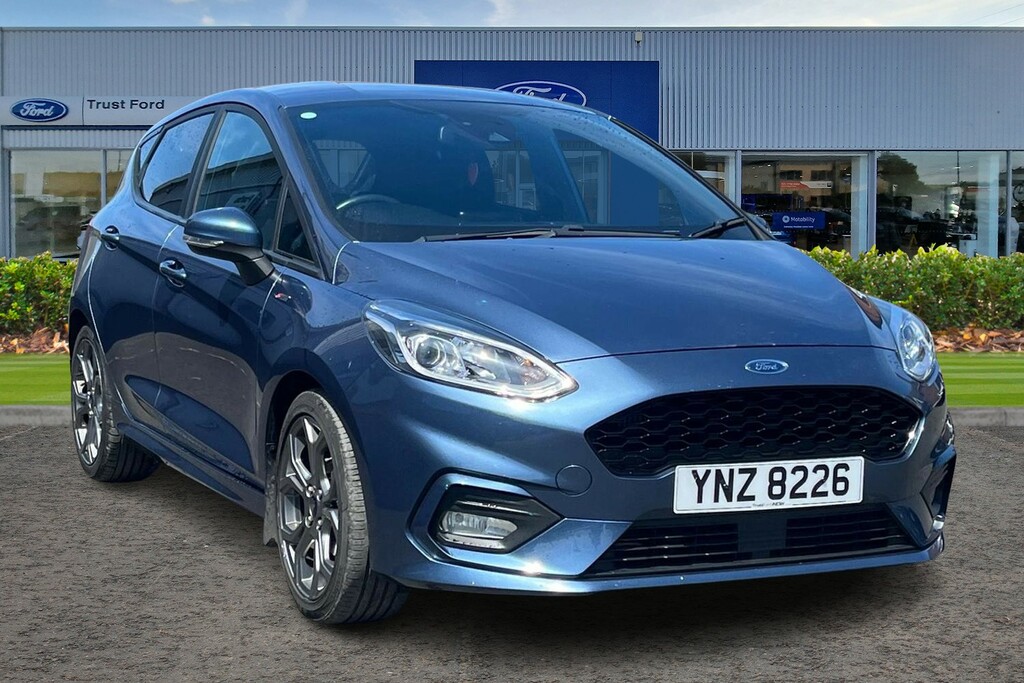 Ford Fiesta 1.0T Ecoboost Gpf St-line Hatchback Man Blue