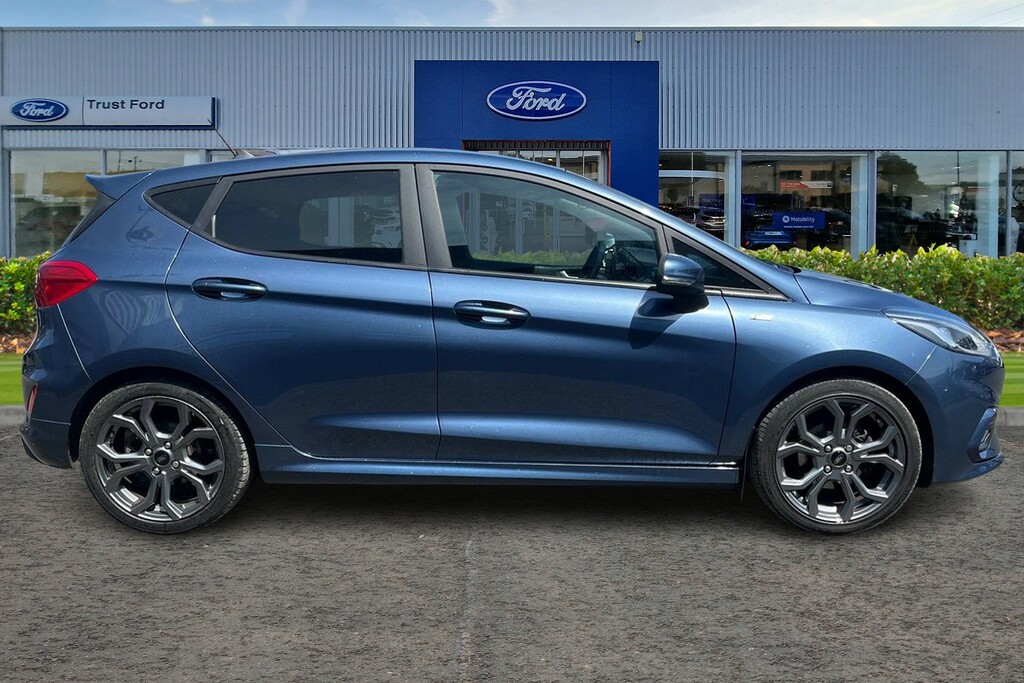 Ford Fiesta 1.0T Ecoboost Gpf St-line Hatchback Man YNZ8226 Blue #3