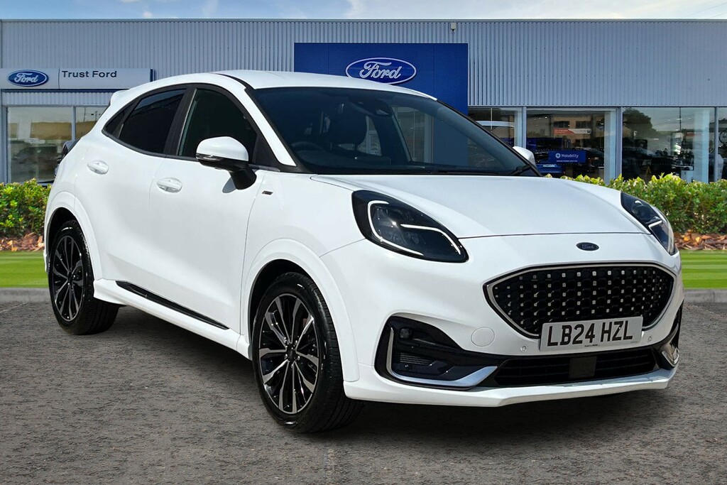 Ford Puma 1.0T Ecoboost Mhev St-line Vignale Suv White