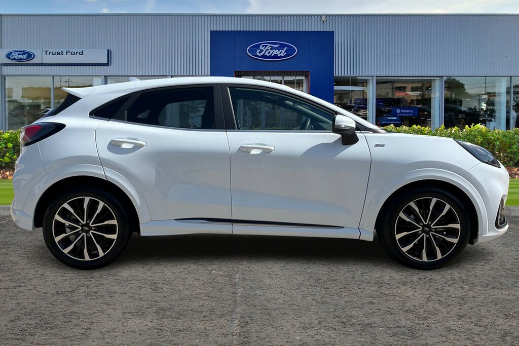 Ford Puma 1.0T Ecoboost Mhev St-line Vignale Suv White #3