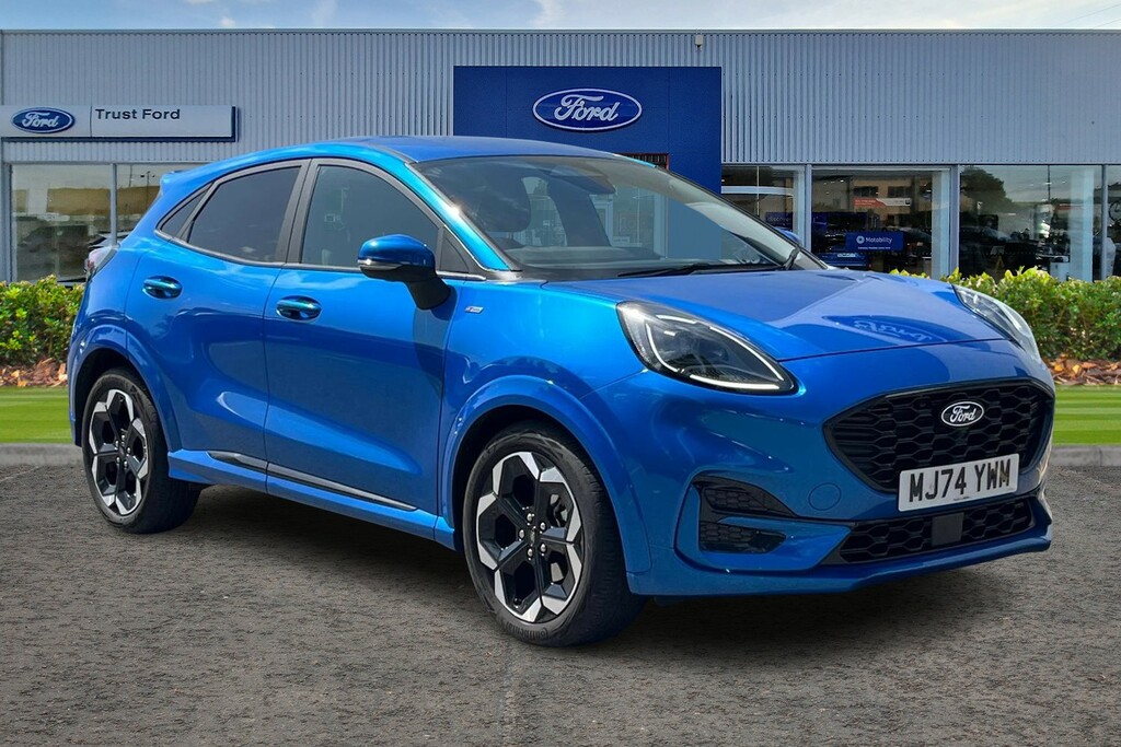 Ford Puma St-line X Winter Pack Power Tailgate Rear Vi Blue