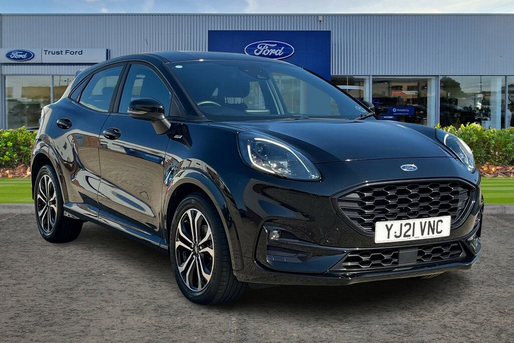 Ford Puma 1.0T Ecoboost Mhev St-line Suv E Black