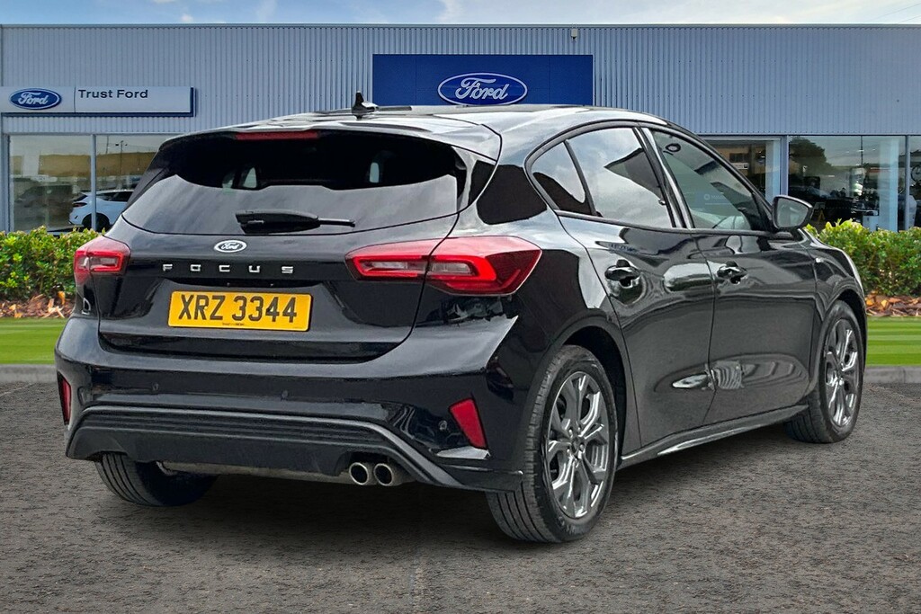 Ford Focus 1.0T Ecoboost Mhev St-line Hatchback Hy XRZ3344 Black #4