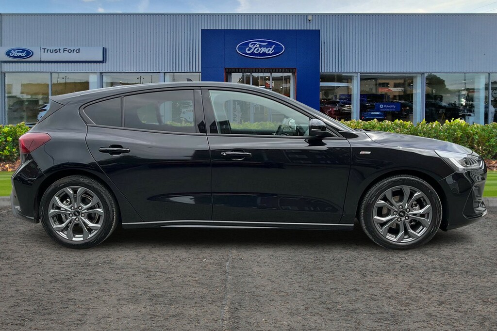 Ford Focus 1.0T Ecoboost Mhev St-line Hatchback Hy XRZ3344 Black #3