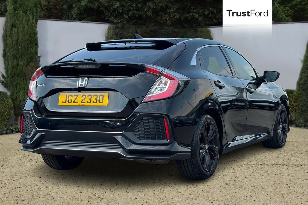 Honda Civic 1.0 Vtec Turbo Sr Black #4