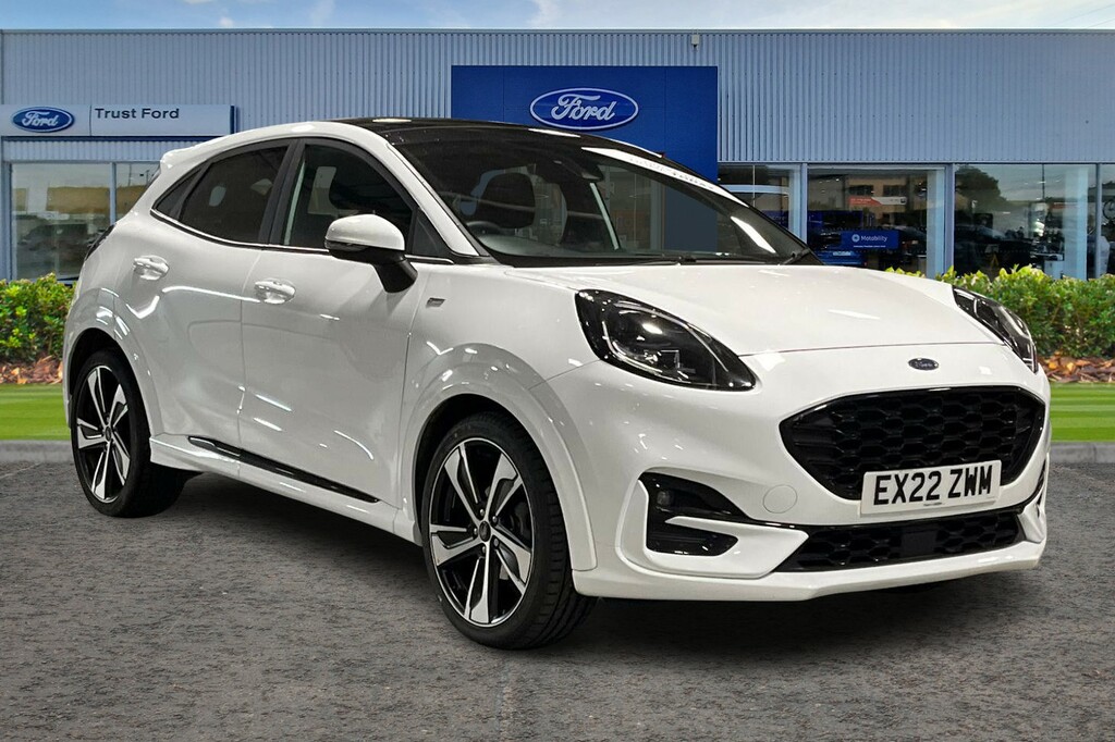 Ford Puma 1.0 Ecoboost Hybrid Mhev 155 St-line X White
