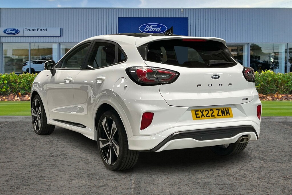 Ford Puma 1.0 Ecoboost Hybrid Mhev 155 St-line X EX22ZWM White #2