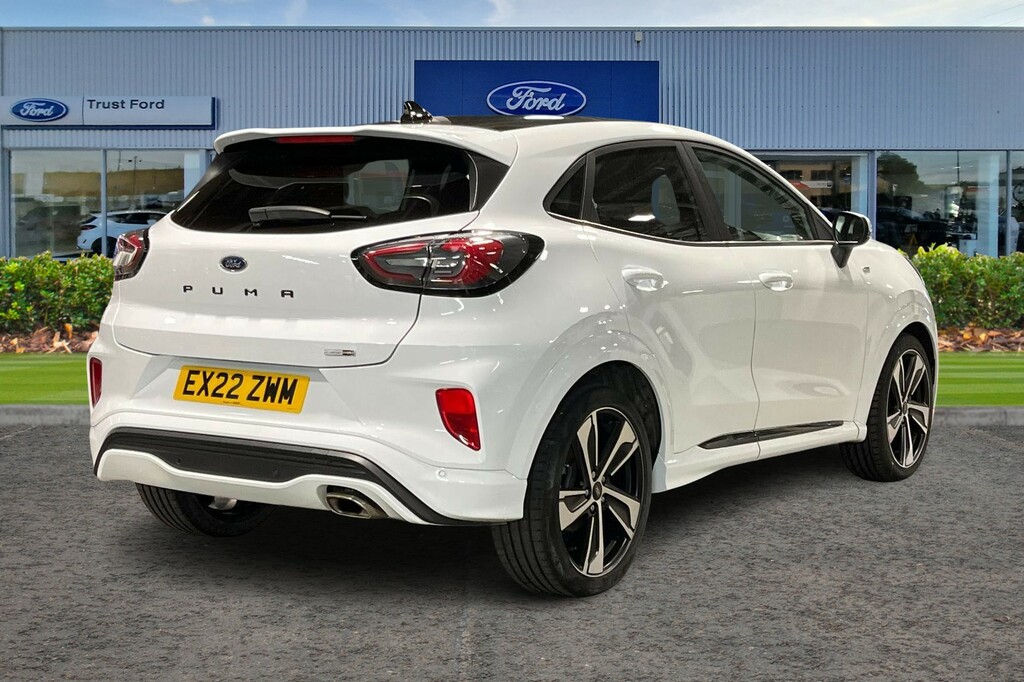 Ford Puma 1.0 Ecoboost Hybrid Mhev 155 St-line X EX22ZWM White #4