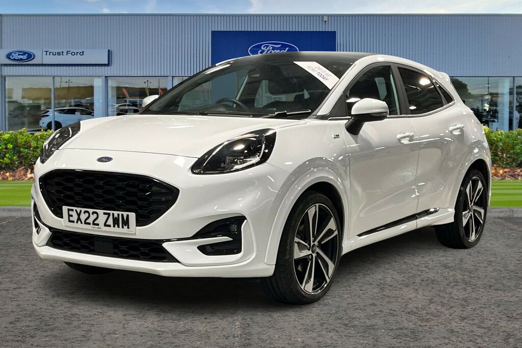 Ford Puma 1.0 Ecoboost Hybrid Mhev 155 St-line X EX22ZWM White #5