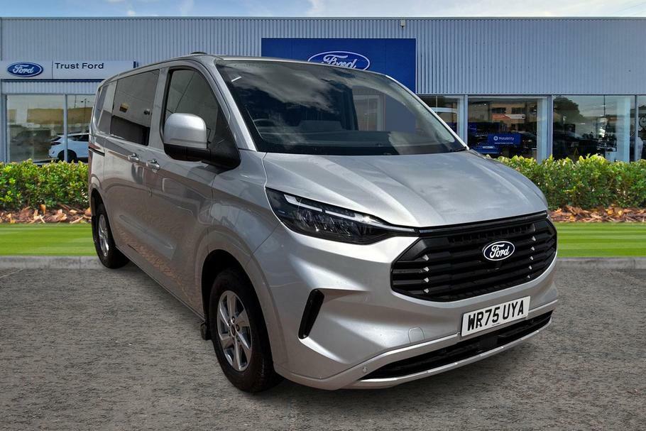 Ford Transit Custom 320 Limited L1 Swb Double Cab In Van Fwd 2.0 Ecobl Silver