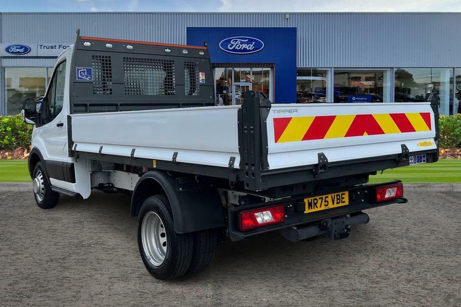 Ford Transit Custom 350 Leader L2 Mwb Single Cab Tipper Rwd 2.0 Ecoblu WR75VBE White #2