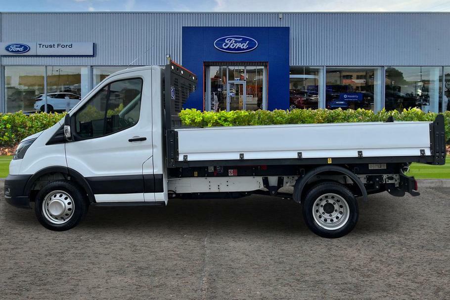 Ford Transit Custom 350 Leader L2 Mwb Single Cab Tipper Rwd 2.0 Ecoblu WR75VBE White #4