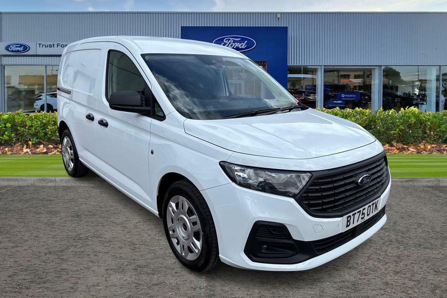 Ford Transit Connect 240 L1 2.0 Ecoblue 102Ps Trend Flexcab Van White
