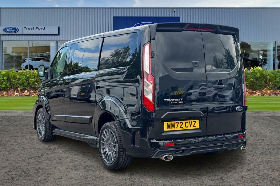 Ford Transit Custom 320 Msrt L1 Swb Double Cab In Van Fwd 2.0 Ecoblue WM72CVZ Black #2