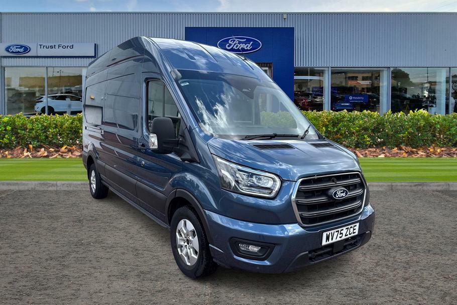 Ford Transit Custom 350 Limited L3 H3 Lwb High Roof Fwd 2.0 Ecobl WV75ZCE Blue