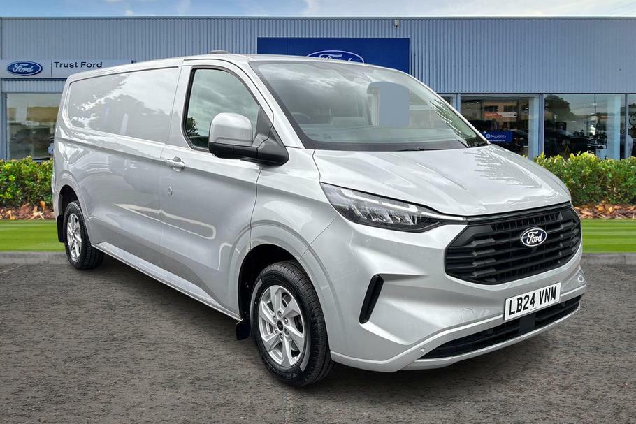 Ford Transit Custom 300 Limited L2 Lwb Fwd 2.0 Ecoblue 136Ps Low Roof Silver