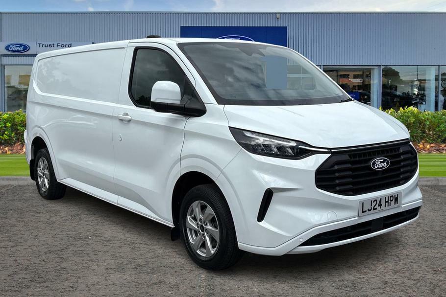 Ford Transit Custom 300 Limited L2 Lwb Fwd 2.0 Ecoblue 136Ps Low Roof White