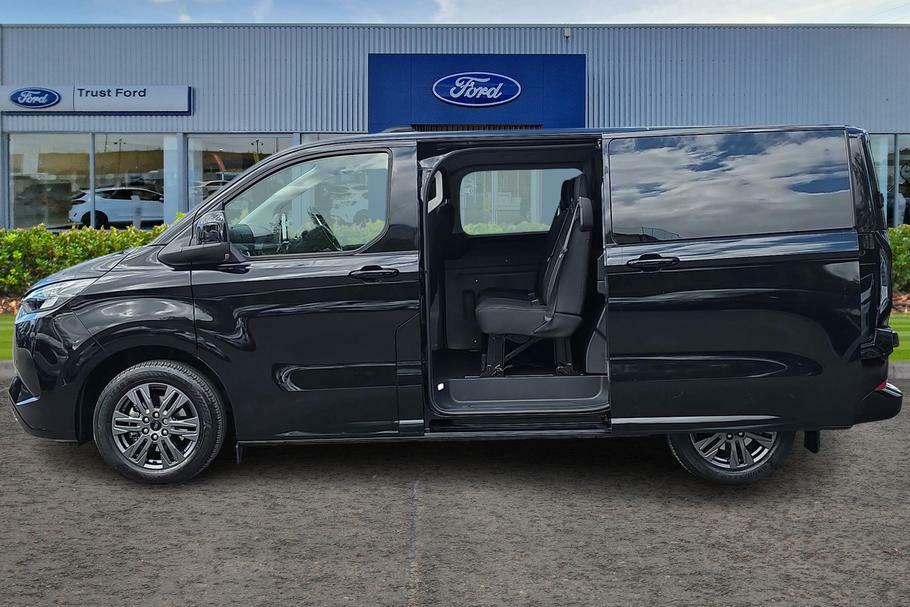 Ford Transit Custom 320 L1 Fwd 2.5 Phev 232Ps H1 Double Cab Van Black #5