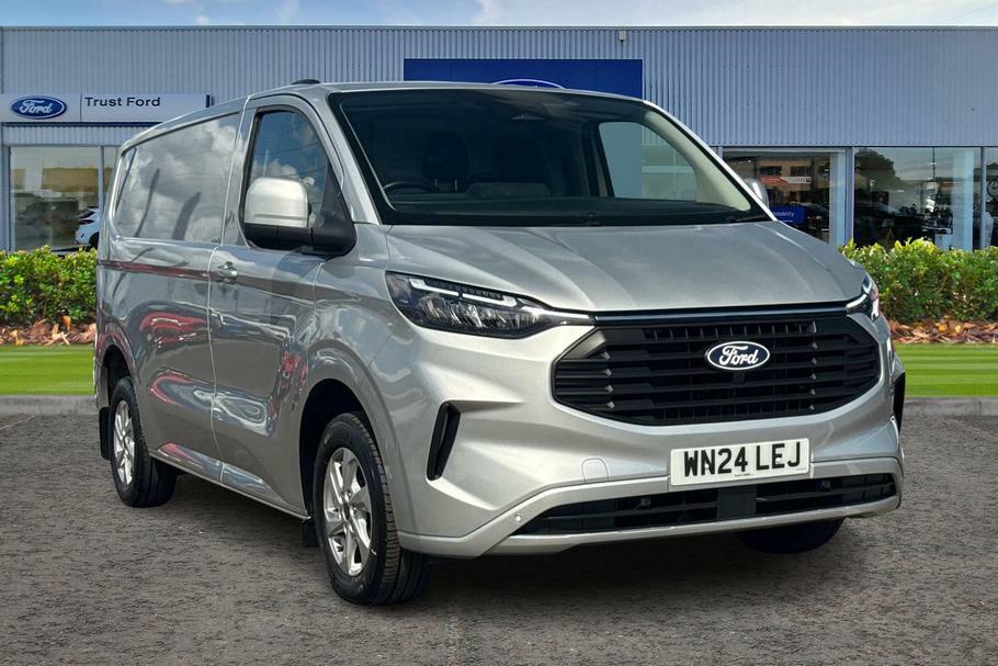Ford Transit Custom 300 Limited L1 Swb Fwd 2.0 Ecoblue 136Ps Low Roof WN24LEJ Silver