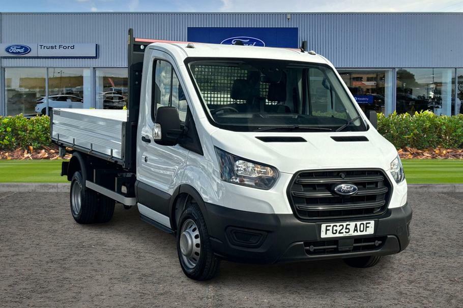 Ford Transit Custom 470 Leader L2 Mwb Single Cab Tipper Rwd 2.0 Ecoblu FG25AOF White