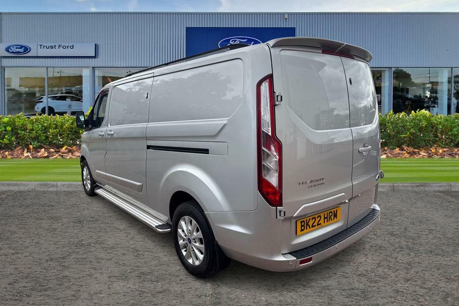 Ford Transit Custom 300 L2 Fwd 2.0 Ecoblue 130Ps Low Roof Limited Silver #2