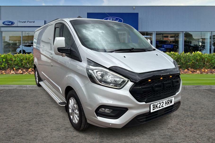 Ford Transit Custom 300 L2 Fwd 2.0 Ecoblue 130Ps Low Roof Limited Silver