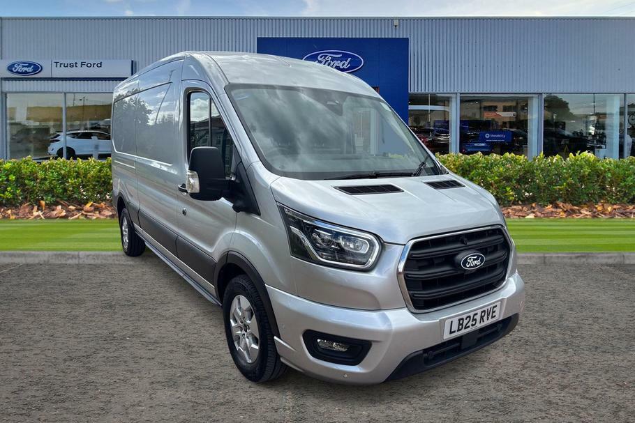 Ford Transit Custom 350 L3 Fwd 2.0 Ecoblue 165Ps H2 Limited Van Nav Silver