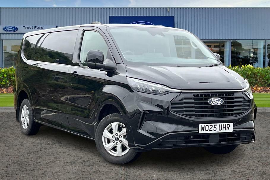 Ford Transit Custom 280 Limited L2 Lwb Fwd 2.0 Ecoblue 136Ps Low Roof Black