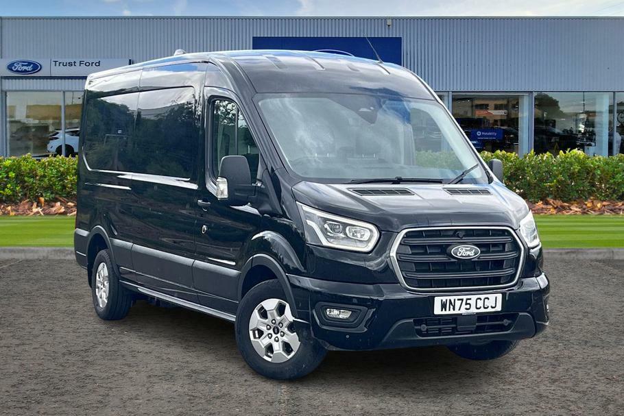 Ford Transit Custom 350 Limited L3 H2 Lwb Medium Roof Fwd 2.0 Eco Black