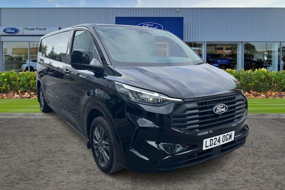 Ford Transit Custom 300 Limited L2 Lwb 2.0 Ecoblue 136Ps Low Roof Black