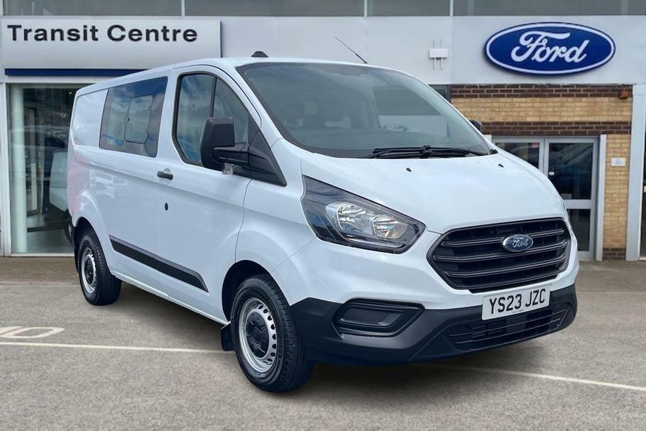 Ford Transit Custom 300 Leader L1 Swb Double Cab Fwd 2.0 Ecoblue 105Ps YS23JZC White