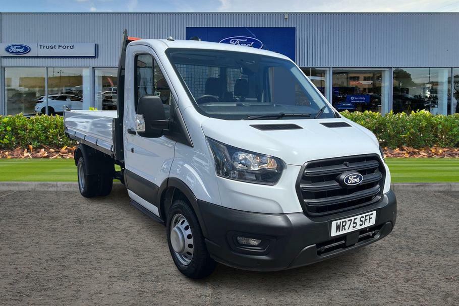 Ford Transit Custom 350 Leader L2 Mwb Single Cab Tipper Rwd 2.0 Ecoblu WR75SFF White