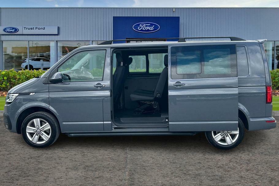 Volkswagen Transporter T32 Lwb 2.0 Tdi 150 Highline Kombi Van Dsg Grey #5