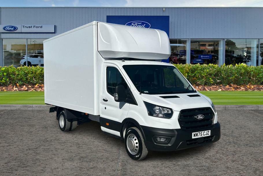 Ford Transit Custom 350 Leader L4 Elwb Luton Rwd 2.0 Ecoblue 165Ps Hde WM75CJZ White